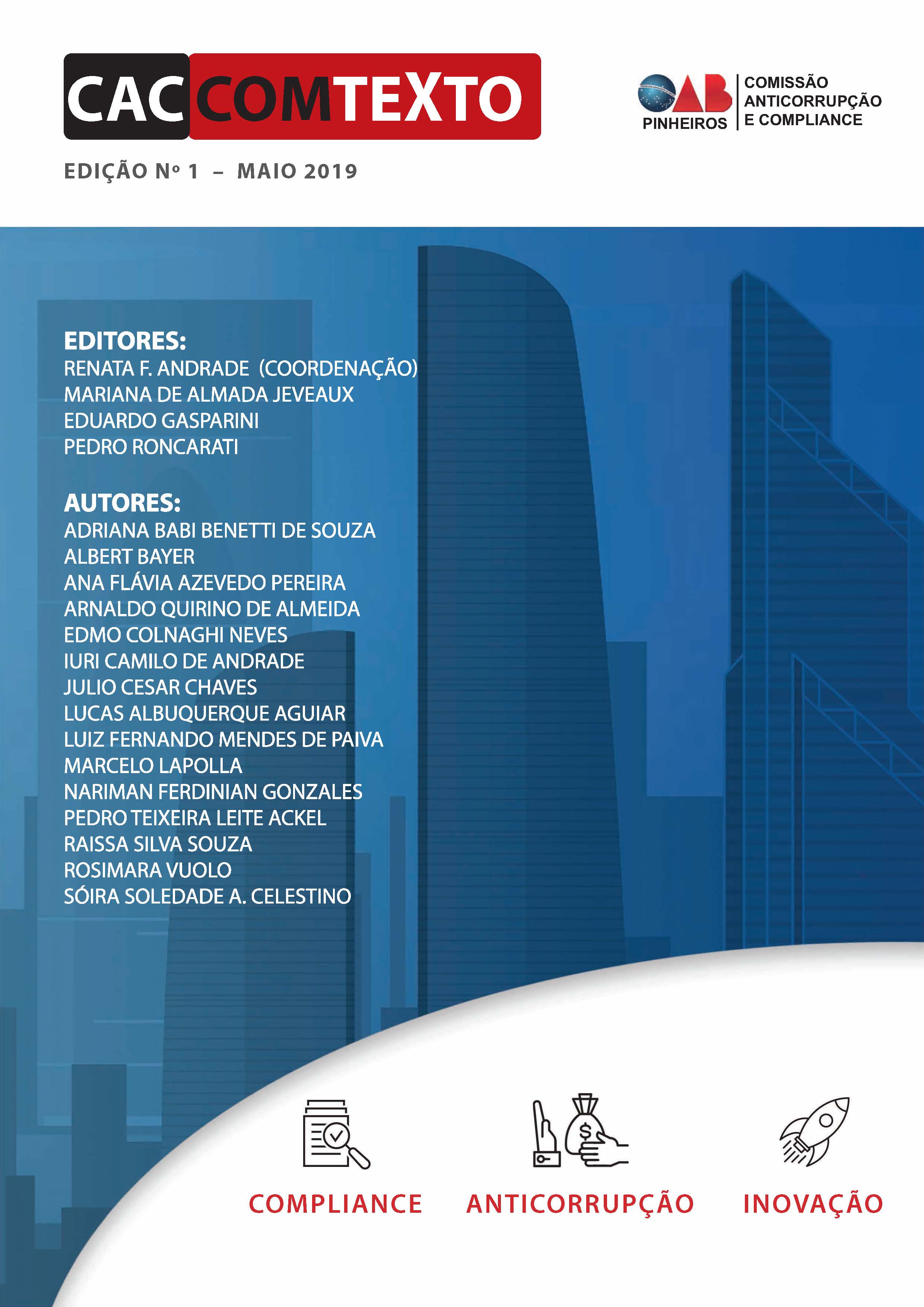 Volume 1 (maio 2019)