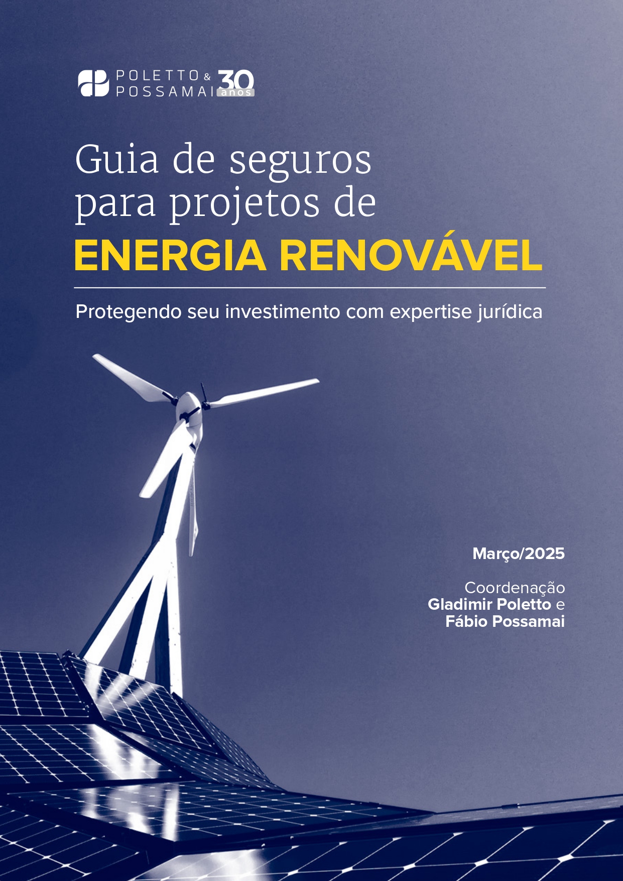 capa Guia de Seguros para Projetos de Energia Renovavel