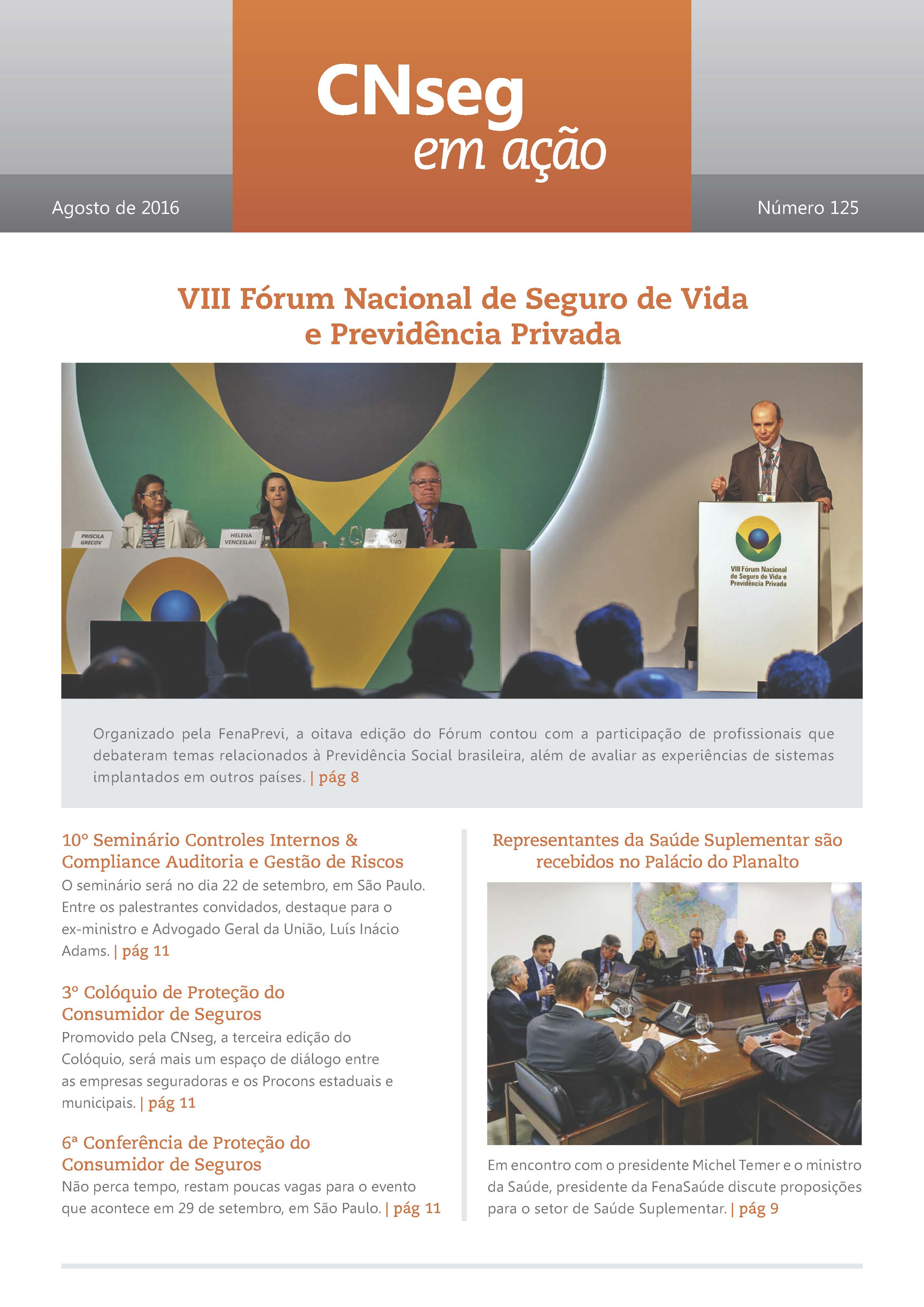 capa CNSEG em acao 125