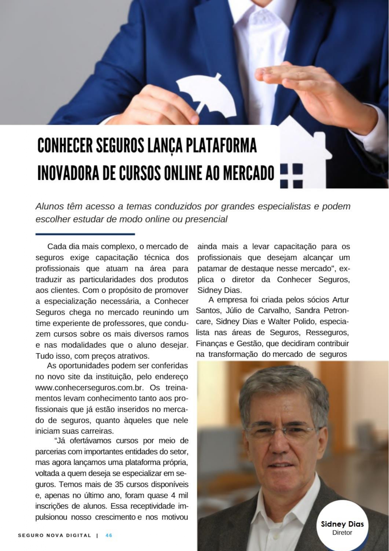 capa revista seguro nova digital out2020