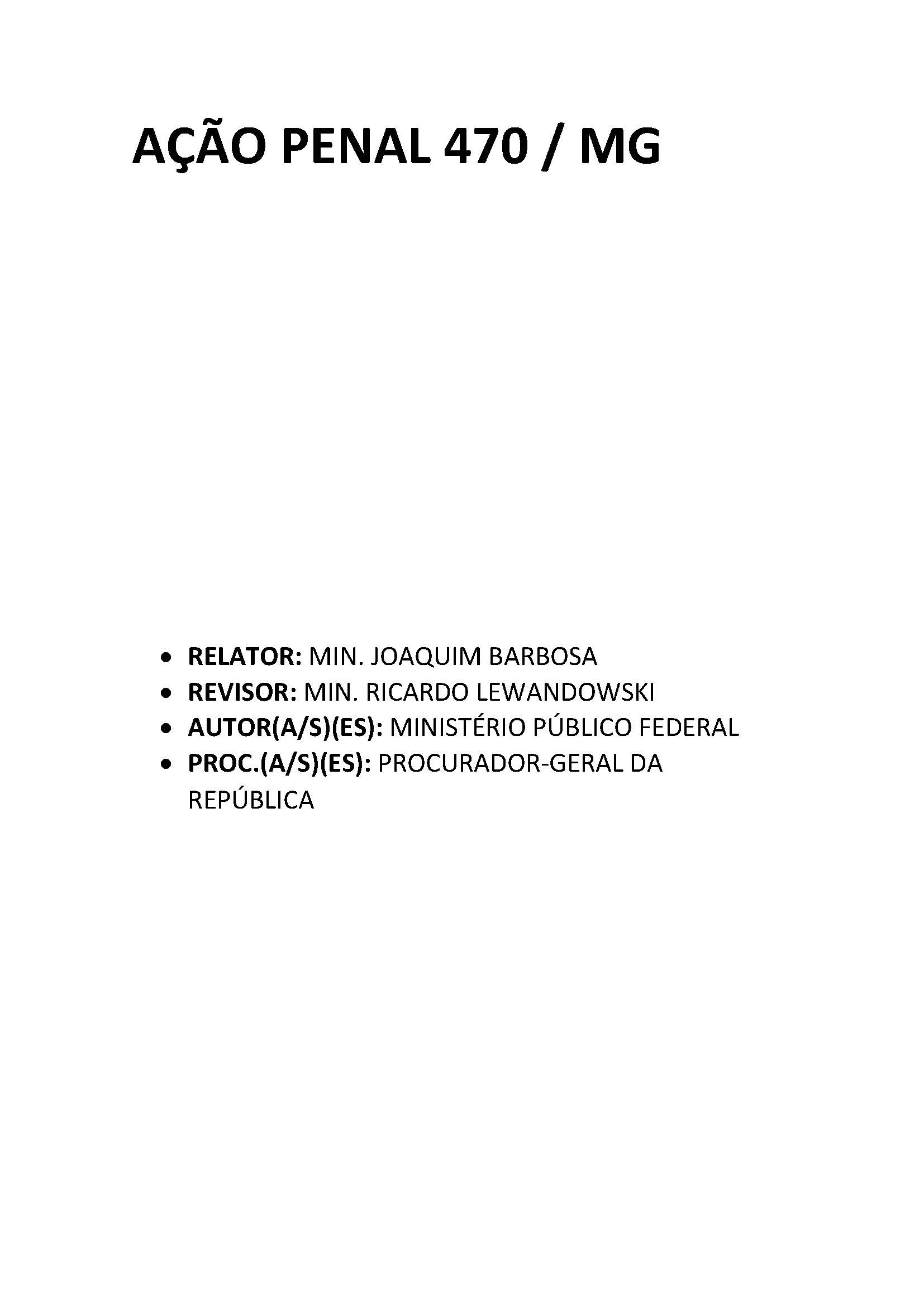 acao penal 470