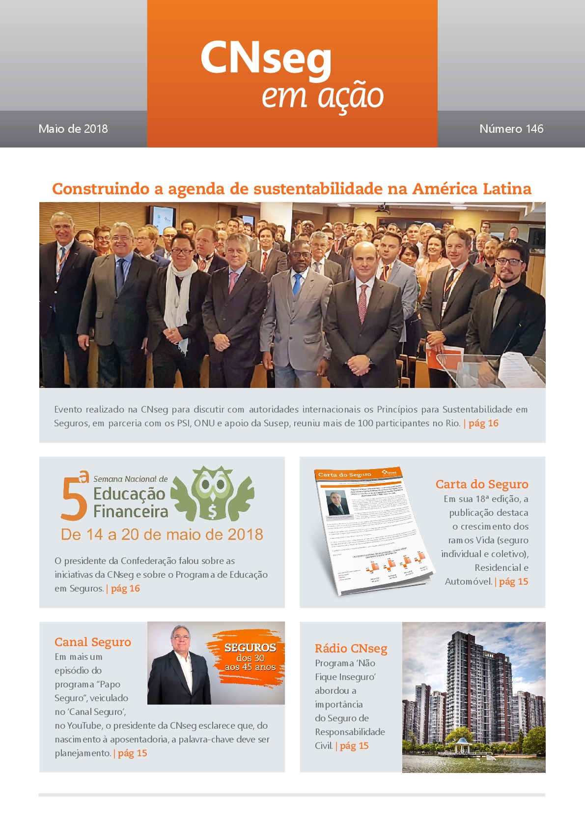 capa CNseg em acao 146 maio 2018