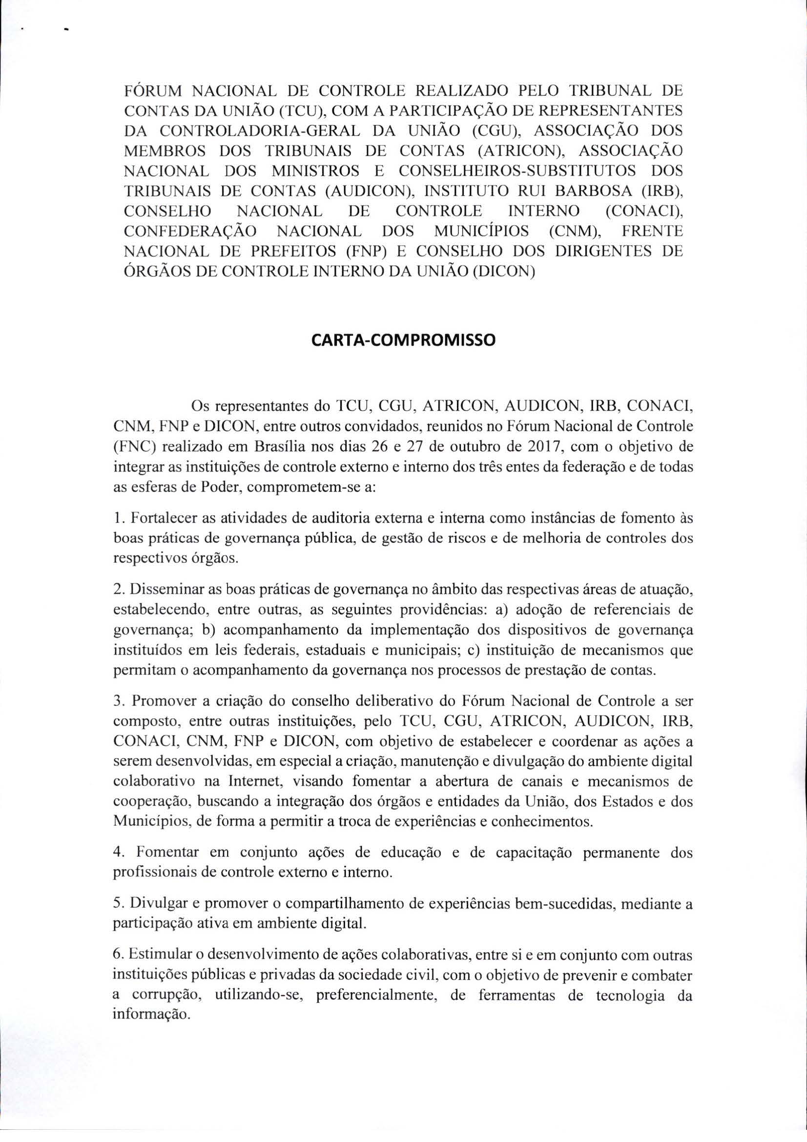 capa jpeg carta compromisso forum nacional controle tcu