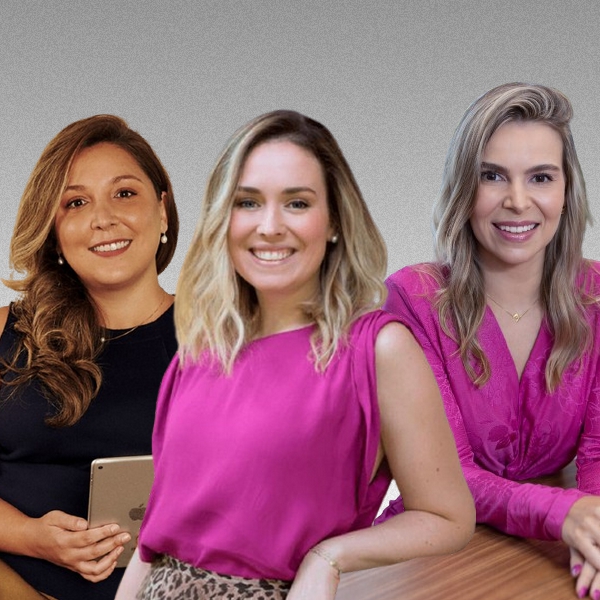 Jaqueline Suryan, Marcella Hill e Mariana Jardim