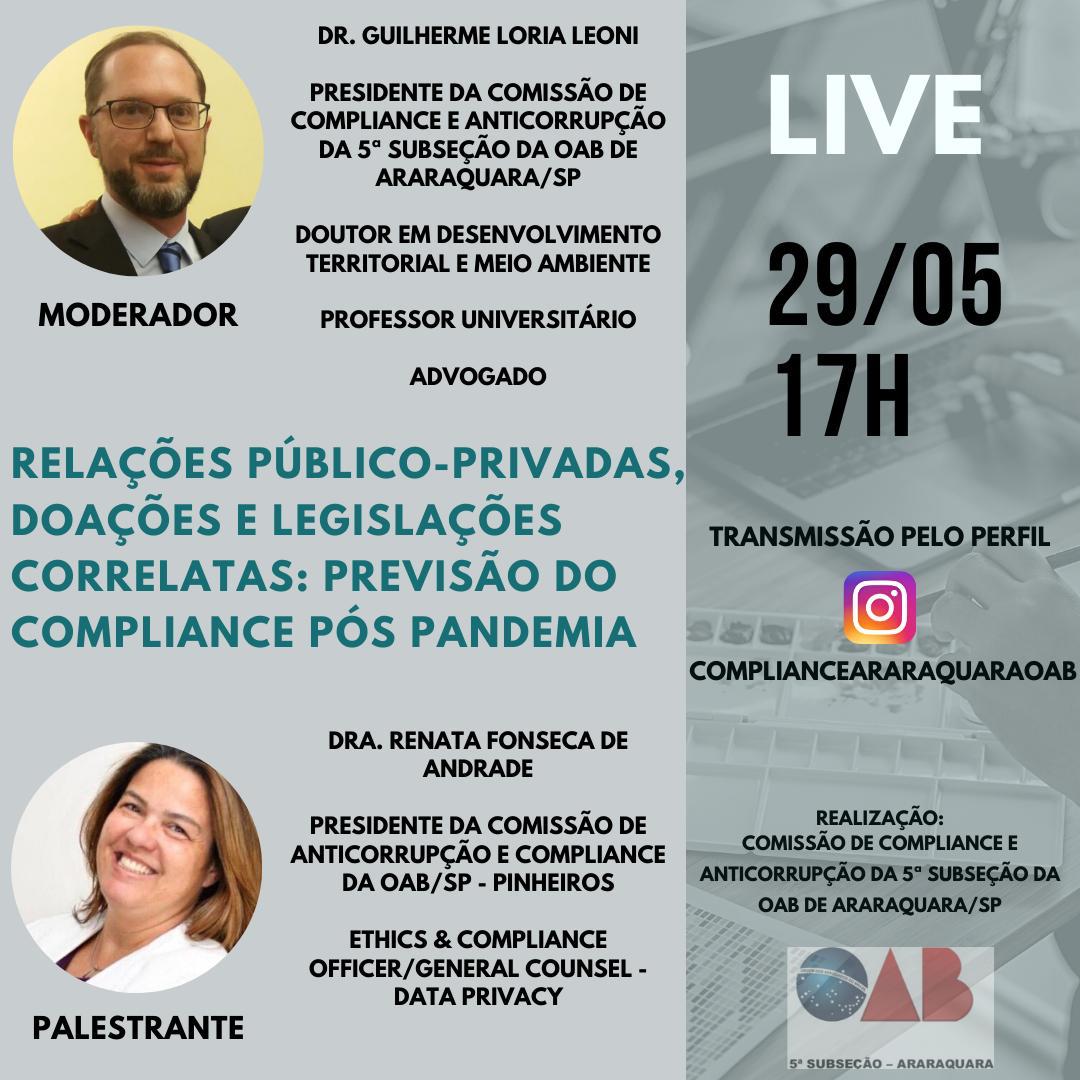 evento oab compliance araraquara 29052020