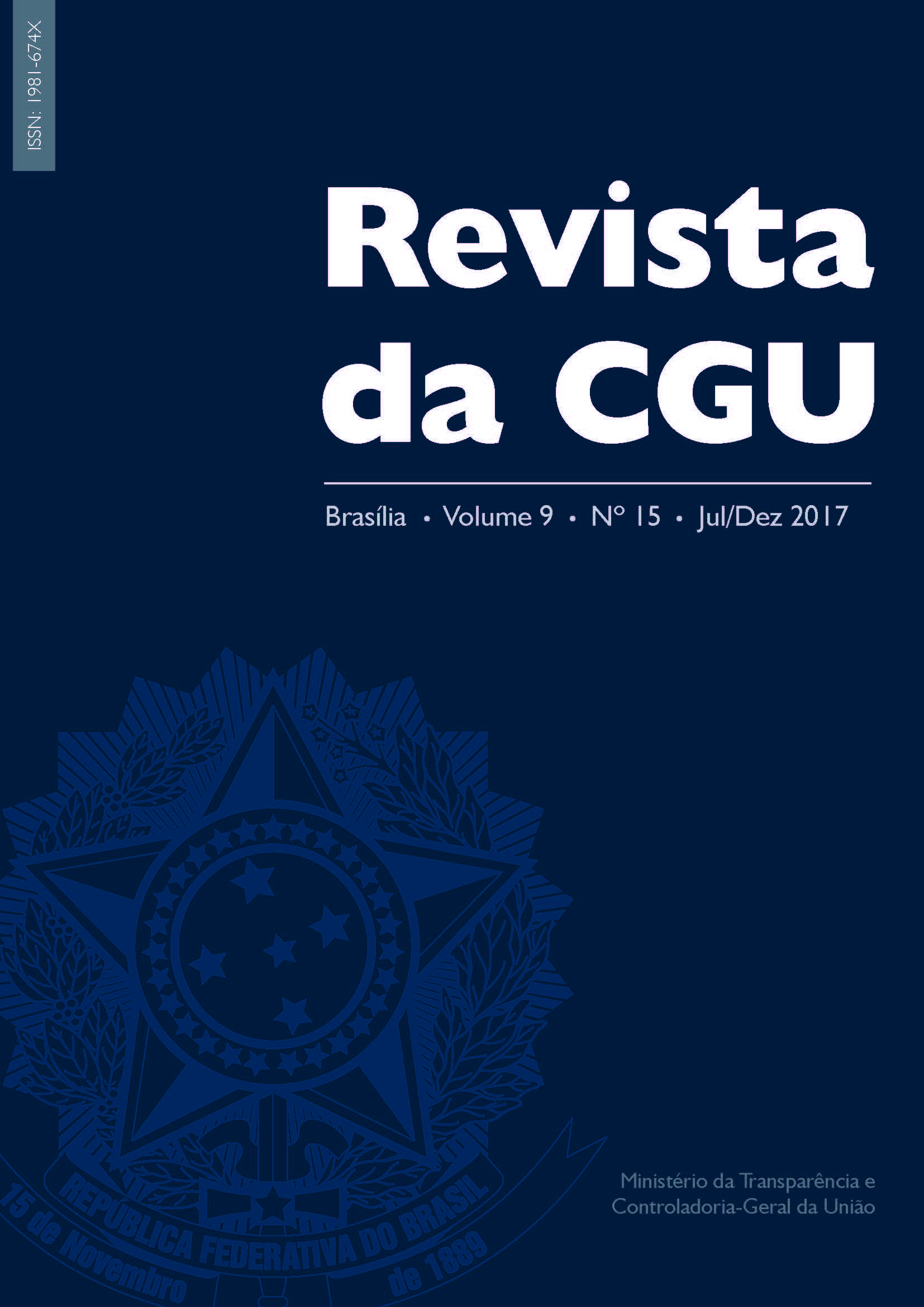 jpeg capa revista cgu vol9 n15 jul dez 2017